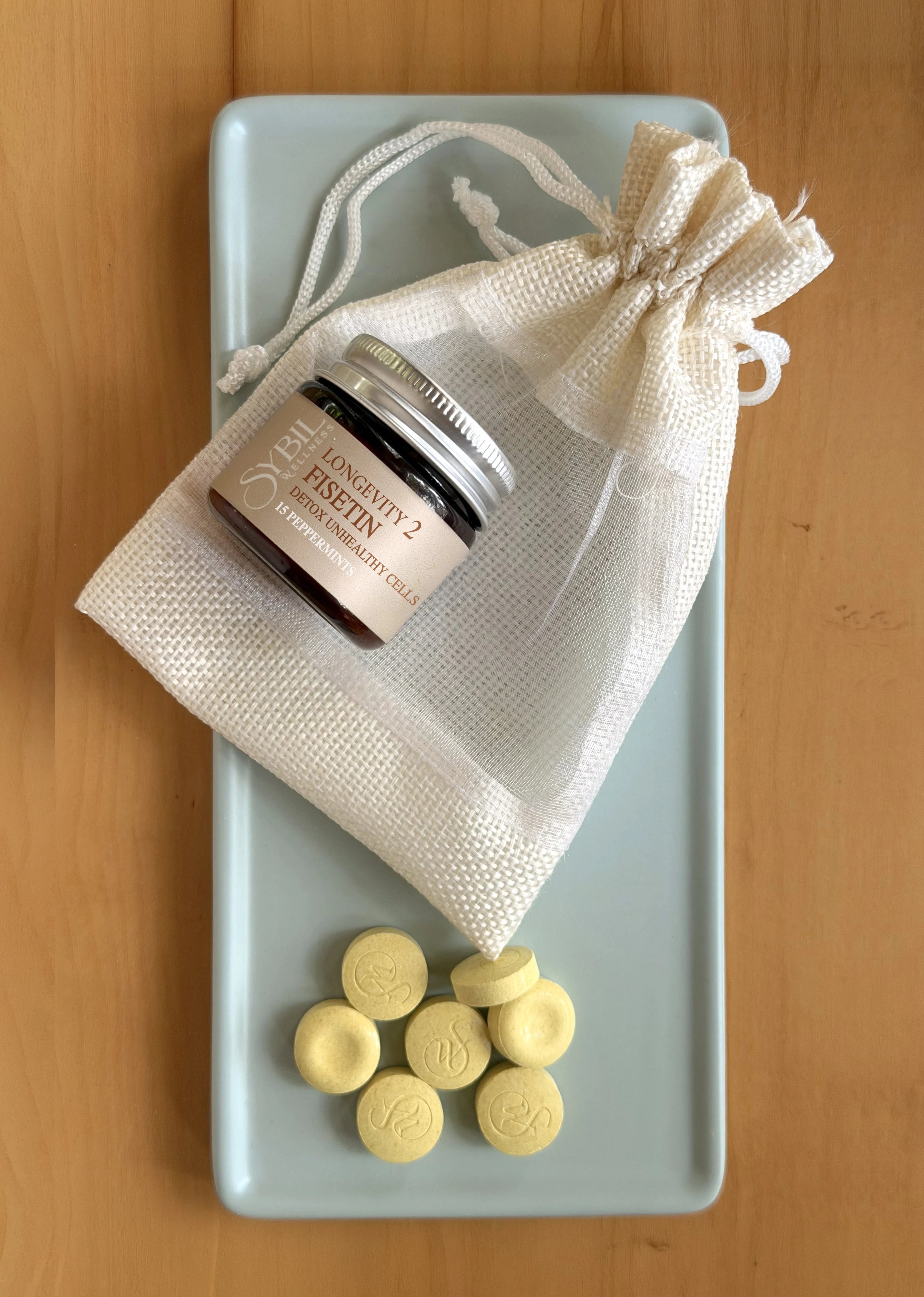 Longevity 2: Fisetin Peppermints — Travel Size
