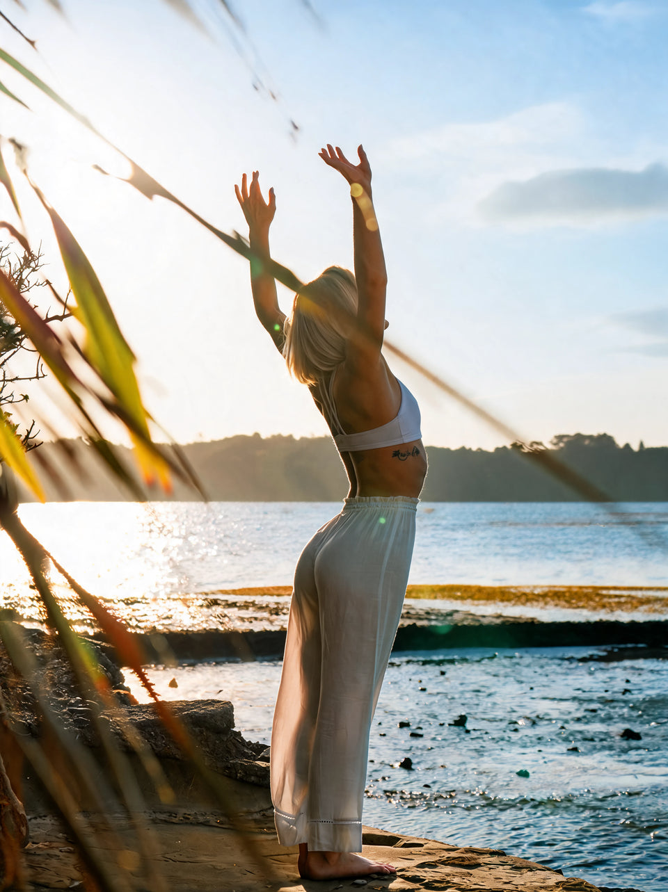 Active healthy person, morning light