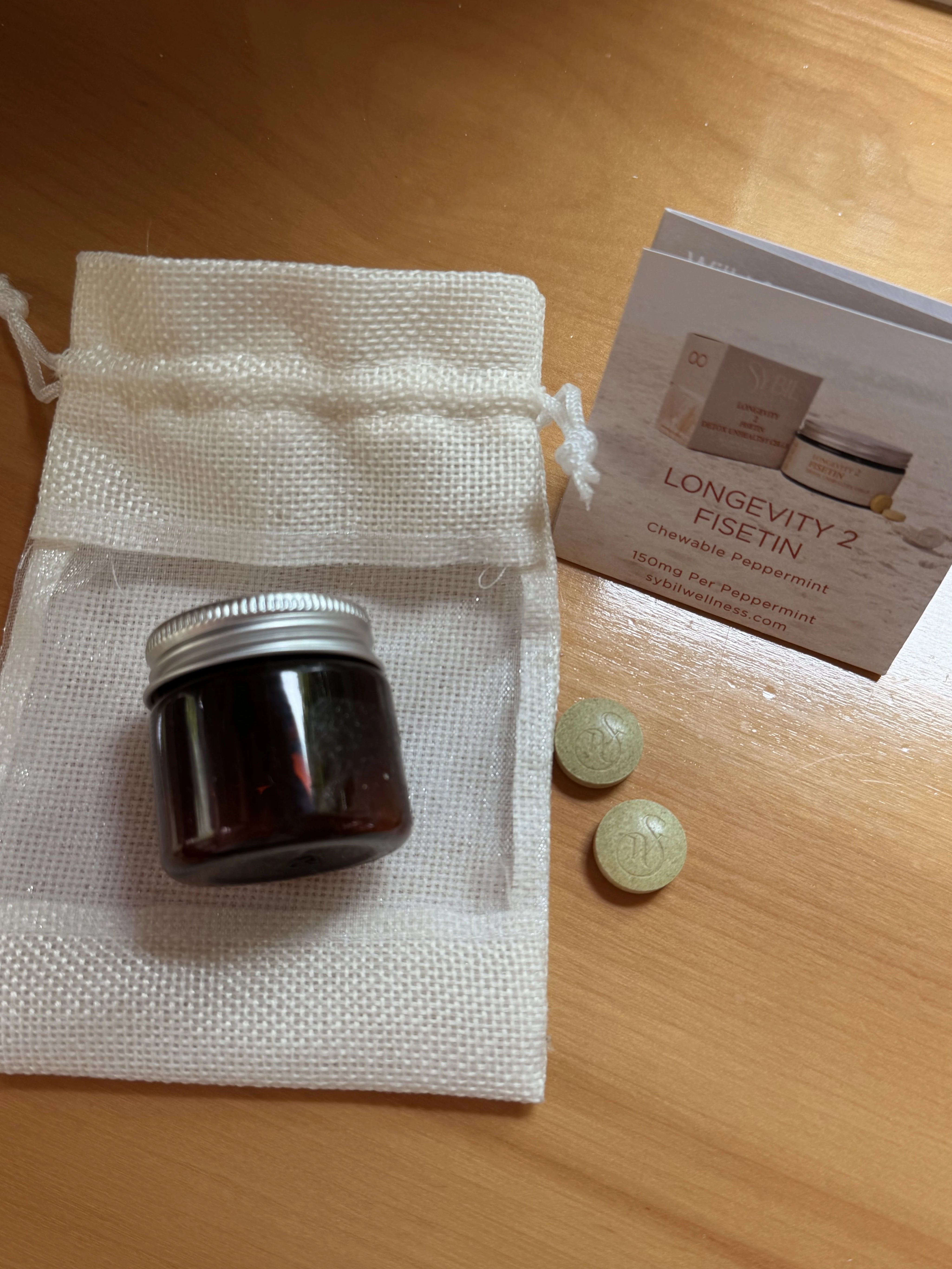 Longevity 2: Fisetin Peppermints — Travel Size